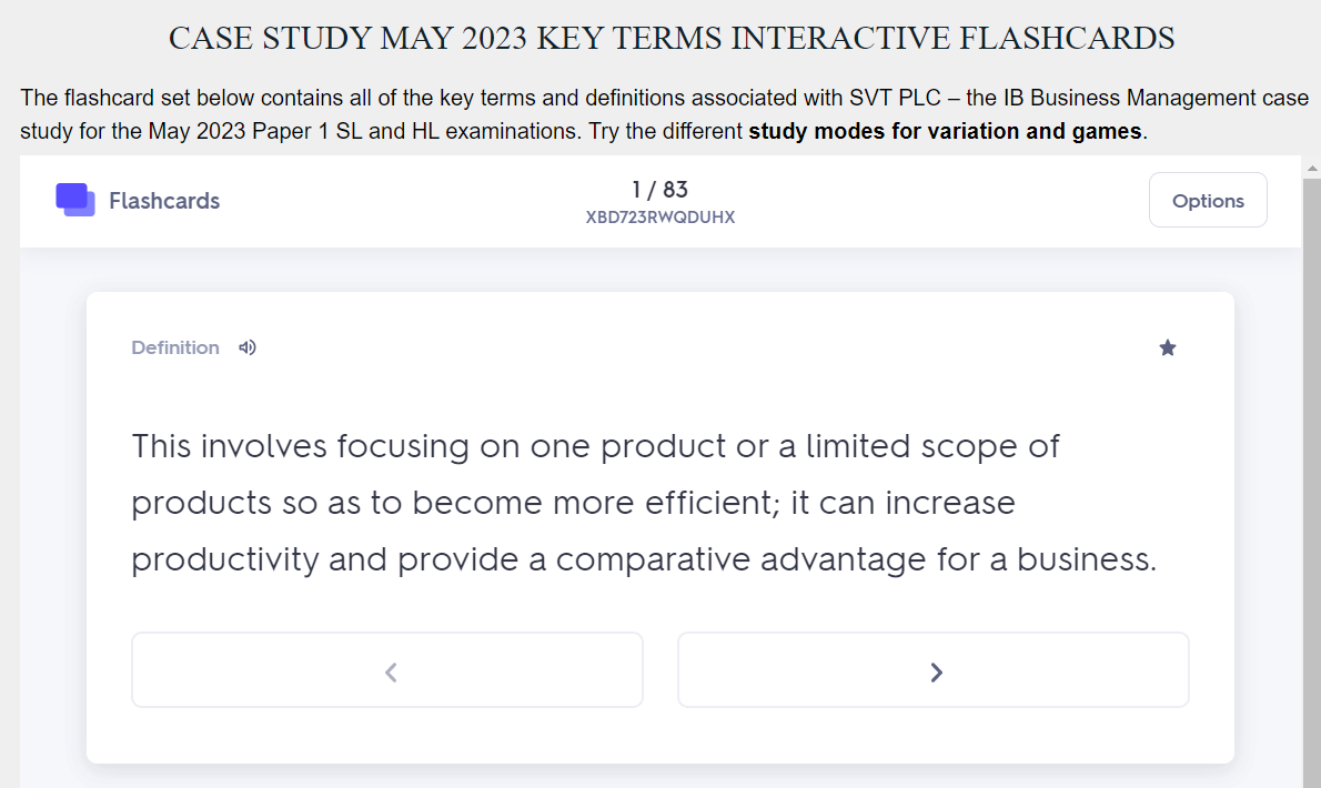 ib business management may 2023 case study
